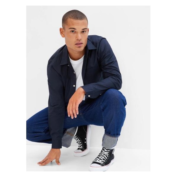 Košeľa Slim poplin stretch