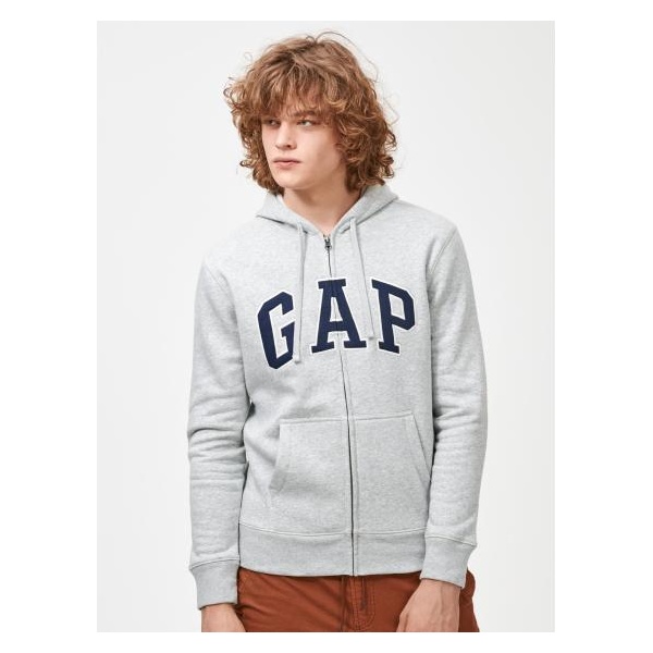 Mikina GAP logo fleece na zips
