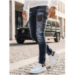 Pánske modré džínsové nohavice Dstreet UX4296
