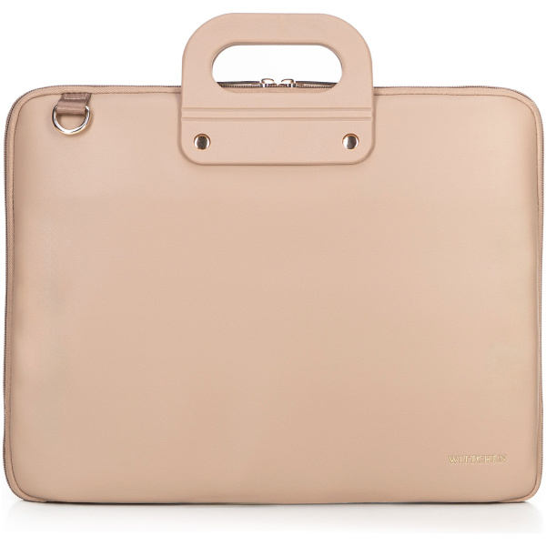 15” kabelka na notebook z imitácie kože béžová 100-3P-902-9