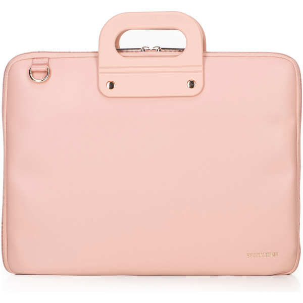 15” kabelka na notebook z imitácie kože ružová 100-3P-902-P