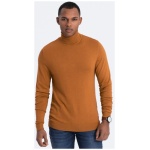 Atraktívny kamelový rolák V8 SWTN-0101 - XXL