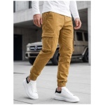 Béžové pánske jogger kapsáče - XL