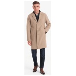 Béžový jednoradový kabát V7 COWC-0104 - XL