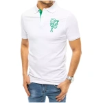 Biele POLO tričko s výšivkou.
