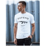 Biele tričko pre pánov DEFEND - XXL