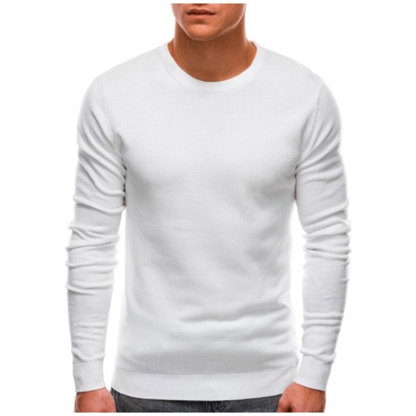 Biely jednoduchý sveter V5 SWBS-0100 - XXL