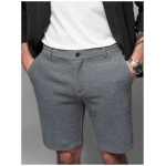 Čierne chino pánske kraťasy V2 SRCS-0149 - S