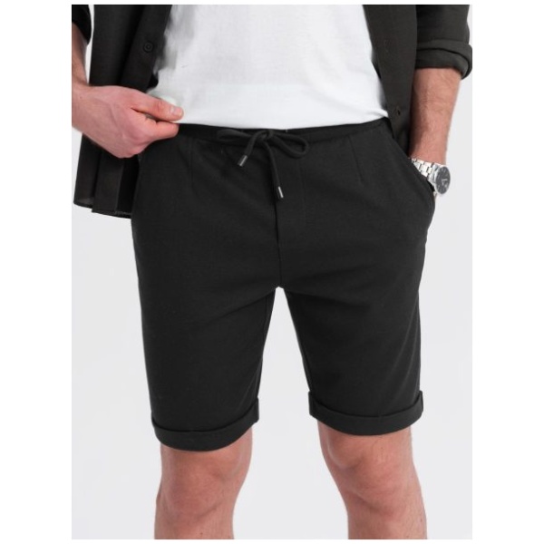 Čierne chinos kraťasy V2 SRCS-0170 - XXL