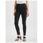 Čierne dámske nohavice skinny fit