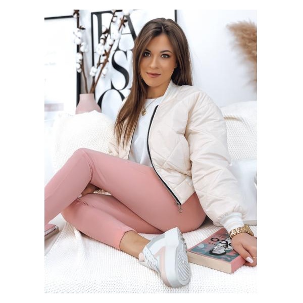 Dámska bunda BOMBER béžová