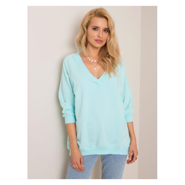 Dámska mikina Sally RUE PARIS mint green