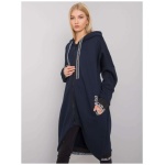 Dámska mikina na zips s kapucňou MAYAR navy blue