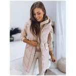Dámska prešívaná vesta GAMIS béžová
