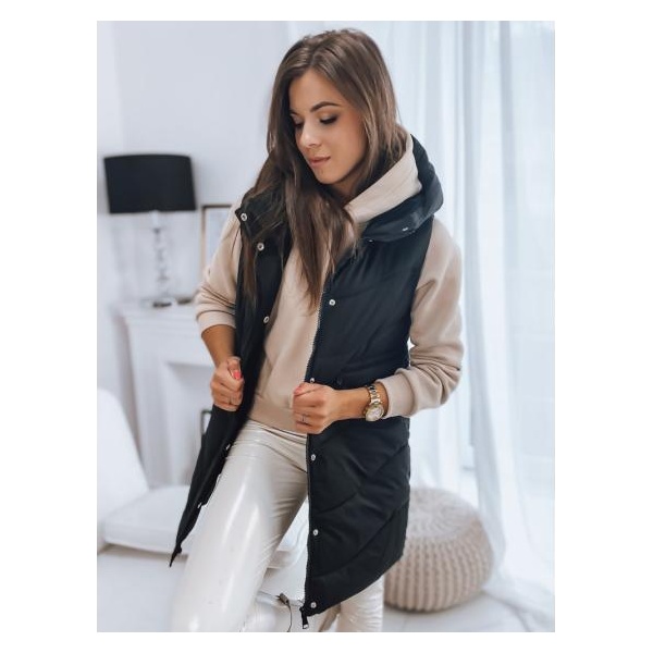 Dámska prešívaná vesta GAMIS čierna
