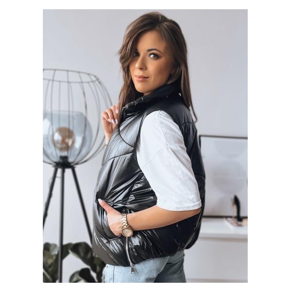 Dámska prešívaná vesta HOLO čierna