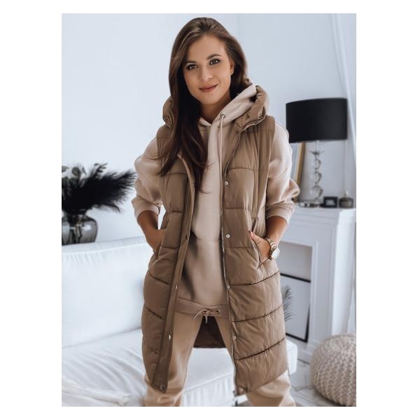Dámska prešívaná vesta NOELIA khaki