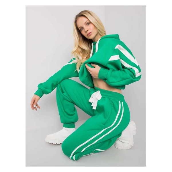 Dámska súprava s pruhmi STACY green