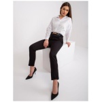 Dámske elegantné nohavice s opaskom SEVILLE black