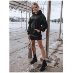 Dámske mikinové šaty EASSY čierna