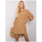 Dámske oversize šaty ELARIA dark beige
