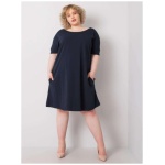 Dámske plus size šaty BELLAMY navy blue