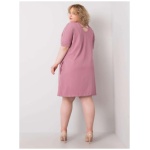 Dámske plus size šaty BELLAMY pink
