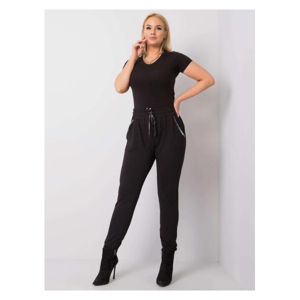Dámske plus size tepláky SAVAGE black