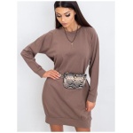 Dámske šaty CRISTINE dark beige