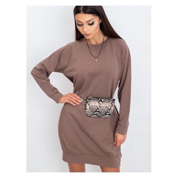 Dámske šaty CRISTINE dark beige