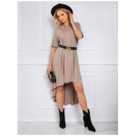 Dámske šaty Casandra RUE PARIS dark beige