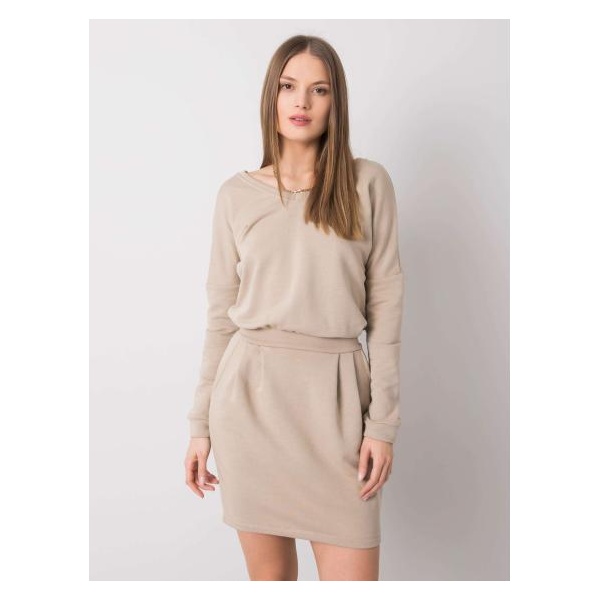 Dámske šaty Kloe RUE PARIS beige