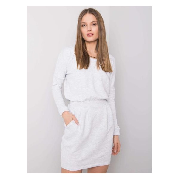 Dámske šaty Kloe RUE PARIS light grey