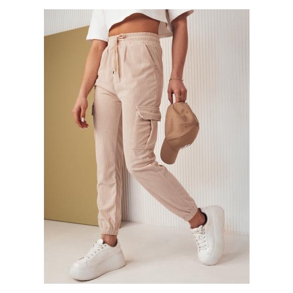 Dámske tepláky FLAYON beige