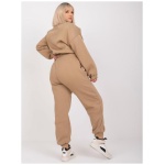 Dámsky plus size set MALEAH beige