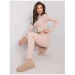 Dámsky set Ivette RUE PARIS light beige