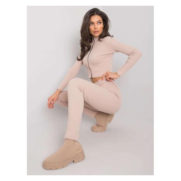 Dámsky set Ivette RUE PARIS light beige