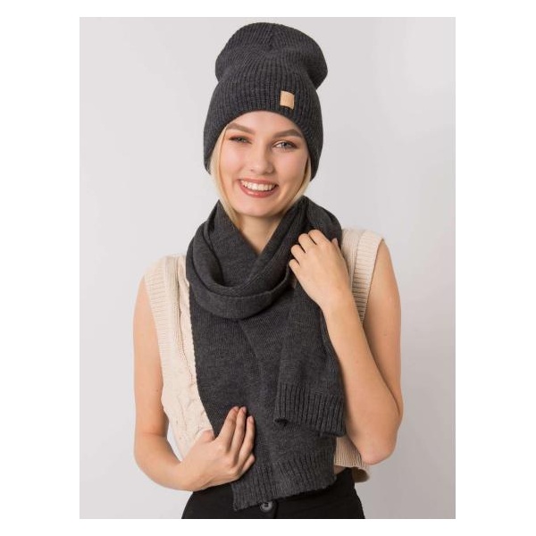 Dámsky set RUE PARIS dark grey