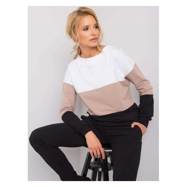 Dámsky set Sandra RUE PARIS beige-black