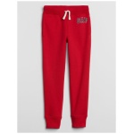 Detské tepláky fleece s logom joggers