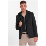 Elegantná čierna bunda V1 BLZB-0126 - L