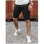 Elegantné čierne džínsové kraťasy - 40