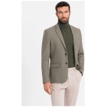 Elegantné olivové pánske sako V5 BLZB-0135 - L