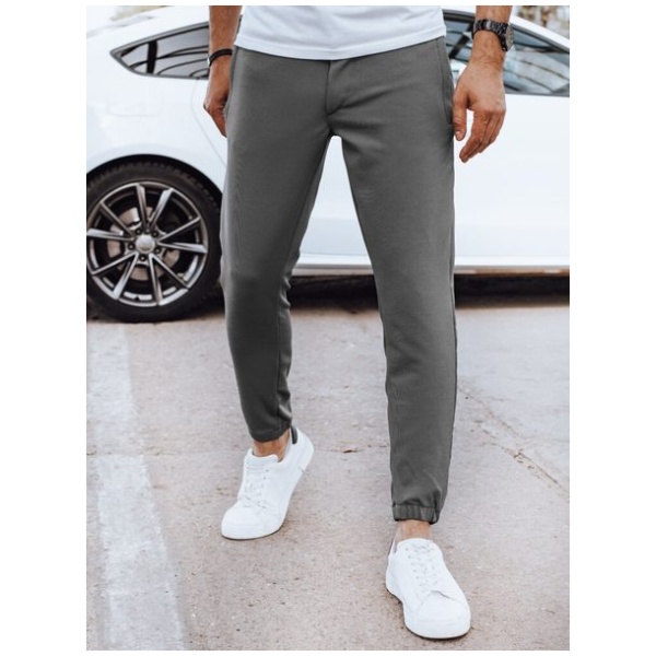 Elegantné šedé joggery - XXL