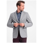 Elegantné šedé sako V1 BLZB-0115 - M