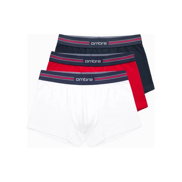 Farebné štýlové boxerky unbo-0109(3ks) - XXL