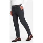 Grafitové chinos nohavice s jemnou textúrou V4 PACP-0188 - S