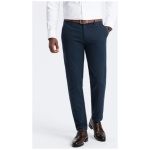 Granátové chinos nohavice s jemnou textúrou V3 PACP-0188 - S