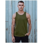 Jednofarebné zelené tielko - XL