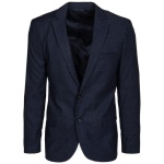 Jednoradové modré moderné pánske sako - 3XL/60